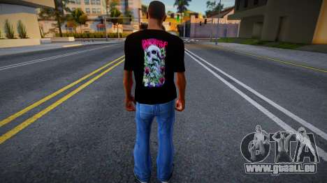 Bullet For My Valentine Skull Red Eyes T-shirt pour GTA San Andreas