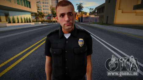 Lapd1 HD with facial animation pour GTA San Andreas