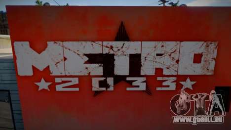 Metro 2033 Last Night Mural 5 pour GTA San Andreas