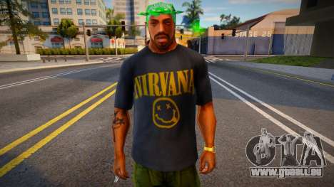 Camiseta Con Logo De Nirvana pour GTA San Andreas