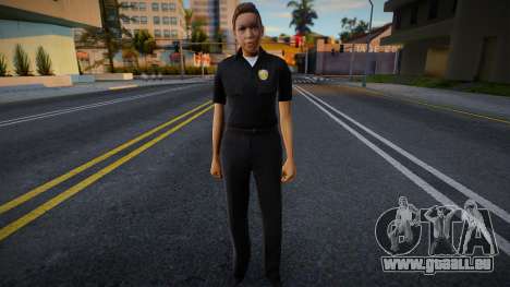 New Girl Cop with facial animation v1 für GTA San Andreas