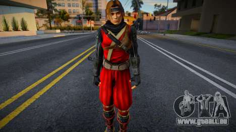 Dead Or Alive 5 - Hayate (Costume 3) v2 pour GTA San Andreas