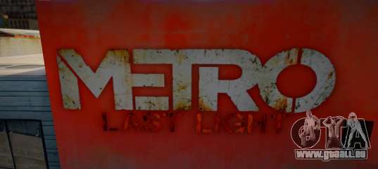 Metro 2033 Last Night Mural pour GTA San Andreas