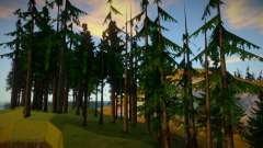 Les riches couleurs des arbres pour GTA San Andreas
