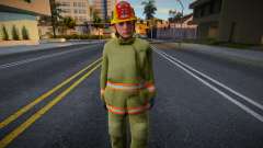 Lafd1 with facial animation pour GTA San Andreas