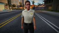 New Girl Cop with facial animation pour GTA San Andreas
