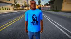 Nirvana T-Shirt Blue pour GTA San Andreas