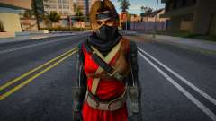 Dead Or Alive 5 - Hayate (Costume 3) v3 für GTA San Andreas