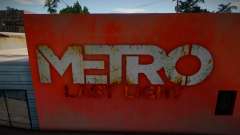 Metro 2033 Last Night Mural pour GTA San Andreas