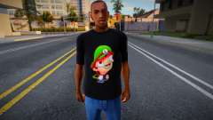 Luigi Meme Shirt pour GTA San Andreas