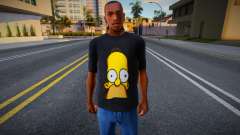 Homer Simpson Shirt pour GTA San Andreas
