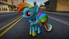 Rainbow Dash Gala für GTA San Andreas