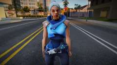 Skin id 162 cosplay Jett From Valorant für GTA San Andreas