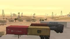 XTRA Container Chassis Trailer 40ft 1988 für GTA San Andreas