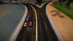 Nouvelles textures de route à Las Venturas pour GTA San Andreas