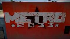 Metro 2033 Last Night Mural 5 für GTA San Andreas