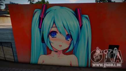 Sexy Miku Wall pour GTA San Andreas