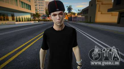 Swagger Skin HD Black-Red pour GTA San Andreas