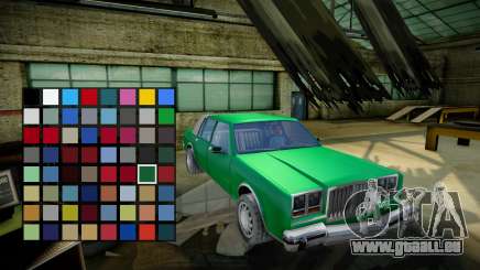 New Vehicle Color (real) 16 bit colors pour GTA San Andreas