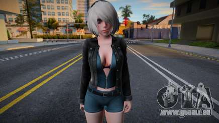 NieR Re[in] 2B - Crow Denim Jacket v2 pour GTA San Andreas