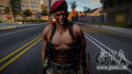 Jack Krauser HD version Retuxtured v3 pour GTA San Andreas