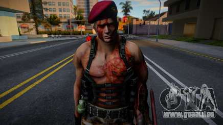 Jack Krauser HD version Retuxtured v1 pour GTA San Andreas