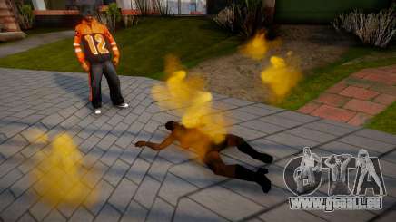 Correction de l’incendie de Ped - Piétons en feu v1.1 pour GTA San Andreas