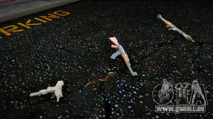 Pickups Mod GTA 4 Style On the ground (Without L pour GTA San Andreas