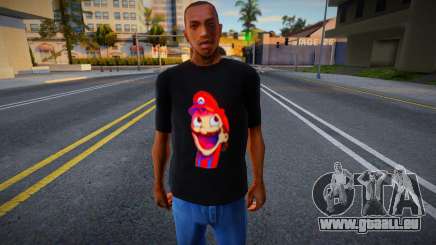 Mario Meme Shirt pour GTA San Andreas