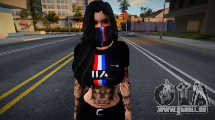 Skin France Girl 945 pour GTA San Andreas