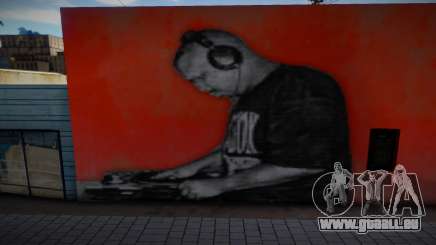 DJ Screw Wall Mural pour GTA San Andreas