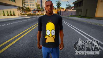 Homer Simpson Shirt pour GTA San Andreas