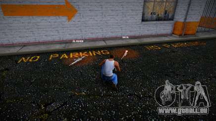 Pickups Mod On the ground (Text Ammo Money) pour GTA San Andreas