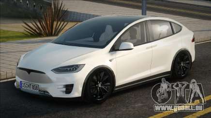 Tesla Model X 2022 White pour GTA San Andreas