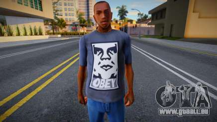 Black Obey Shirt pour GTA San Andreas