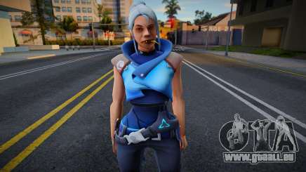 Skin id 162 cosplay Jett From Valorant pour GTA San Andreas