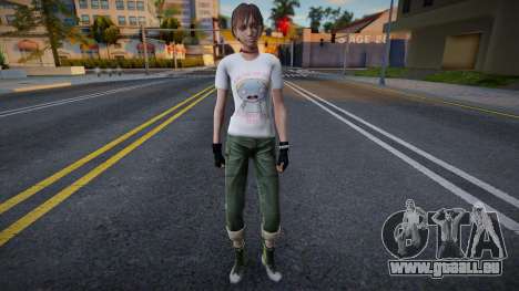 Rebecca T-Shirt Zombie-Kun für GTA San Andreas