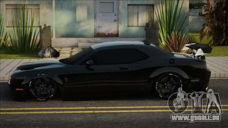 Dodge Challenger SRT [Black White] für GTA San Andreas