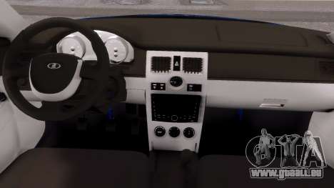 Lada Priora Stock Blue pour GTA 4