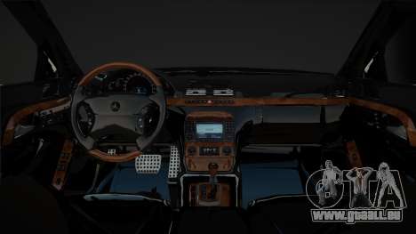 Mercedes-Benz S600 Noir Stock pour GTA San Andreas