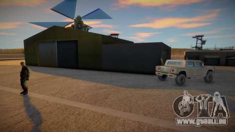 Ein lebendiger Militärstützpunkt für GTA San Andreas