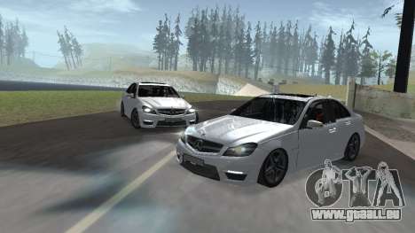 Mercedes-Benz C63 (YuceL) pour GTA San Andreas