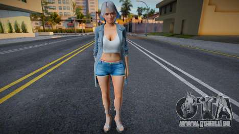 Christie Denim Shorts pour GTA San Andreas