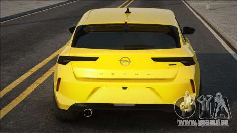 Opel Astra Yellow pour GTA San Andreas