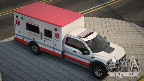 Ford Raptor F-150 Ambulance CCD pour GTA San Andreas