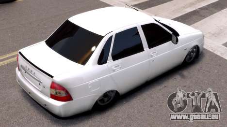 Lada Priora blanc en stock pour GTA 4