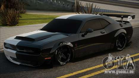 Dodge Challenger SRT [Black White] für GTA San Andreas