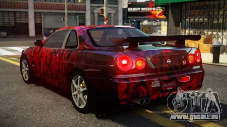 Nissan Skyline R34 ST-L S11 pour GTA 4