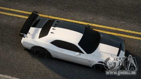 Dodge Challenger SRT [Black White] für GTA San Andreas