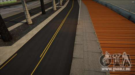 Road Texture HD Los Santos für GTA San Andreas